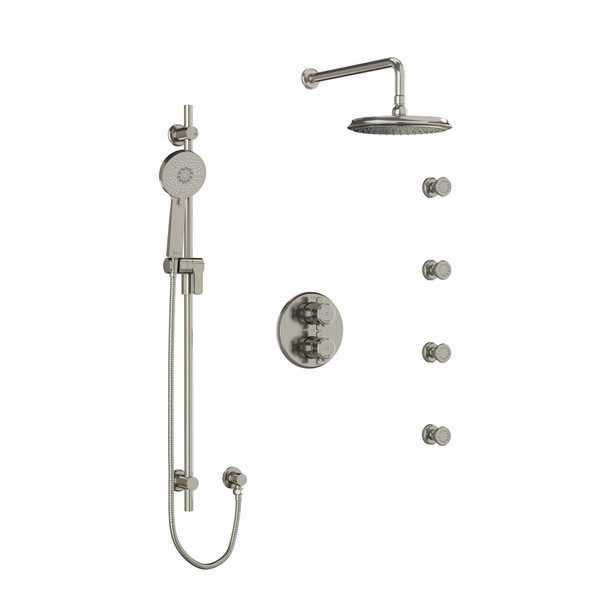 DISCONTINUÉ Ensemble de douche 446 - Nickel brossé | Numéro de modèle: KIT446MMRDXBN