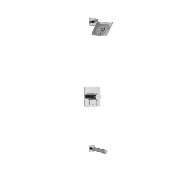 DISCONTINUED Pallace Type T/P (Thermostatic/Pressure Balance) 1/2 Inch Coaxial 2-Way No Share With Shower Head And Tub Spout - Chrome | Model Number: KIT4744PATQC-SPEX