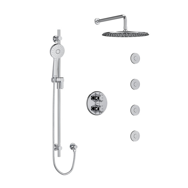 DISCONTINUED Momenti Shower Kit 483 - Chrome | Model Number: KIT483MMRD+C