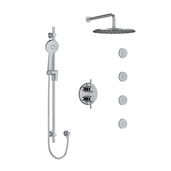 Ensemble de douche 483 Momenti - Chrome avec poignées à levier  | Numéro de modèle: KIT483MMRDLC - Produit épuisé