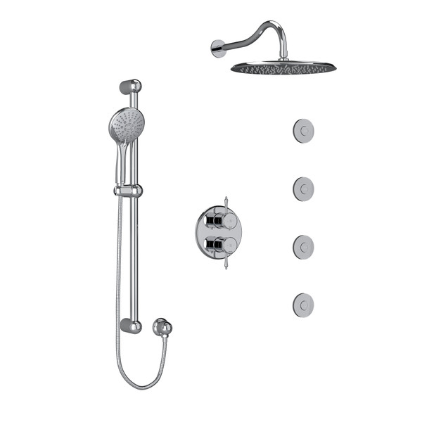 DISCONTINUED Retro Shower Kit 483 - Chrome | Model Number: KIT483RTC