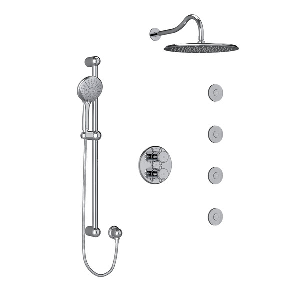 DISCONTINUED Retro Shower Kit 483 - Chrome | Model Number: KIT483RT+C-6