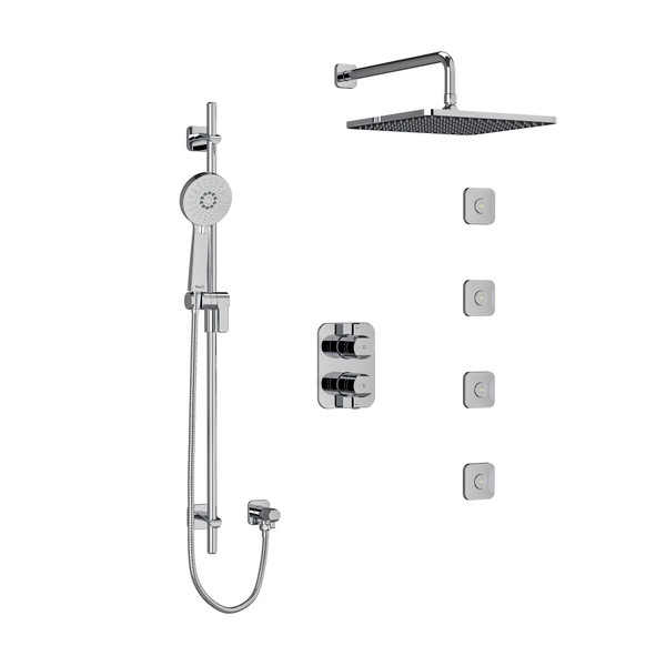 Salome Shower Kit 483 - Chrome | Model Number: KIT483SAC-6 - Product Knockout