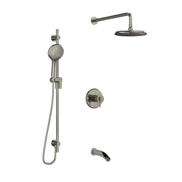 DISCONTINUED-Altitude Shower Kit 6445 - Brushed Nickel | Model Number: KIT6445ATOPBN-SPEX - Product Knockout