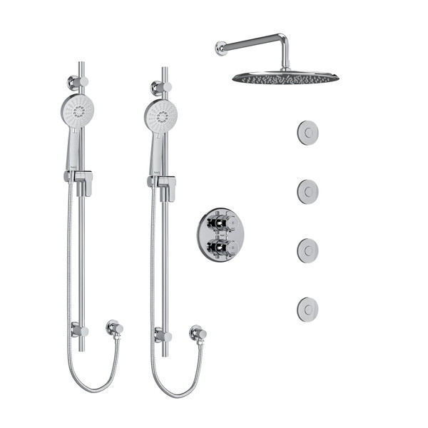 DISCONTINUED Momenti Shower Kit 783 - Chrome | Model Number: KIT783MMRD+C
