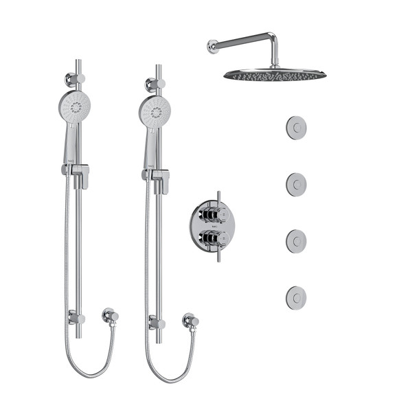 Ensemble de douche 783 Momenti - Chrome avec poignées à levier  | Numéro de modèle: KIT783MMRDLC-6 - Produit épuisé