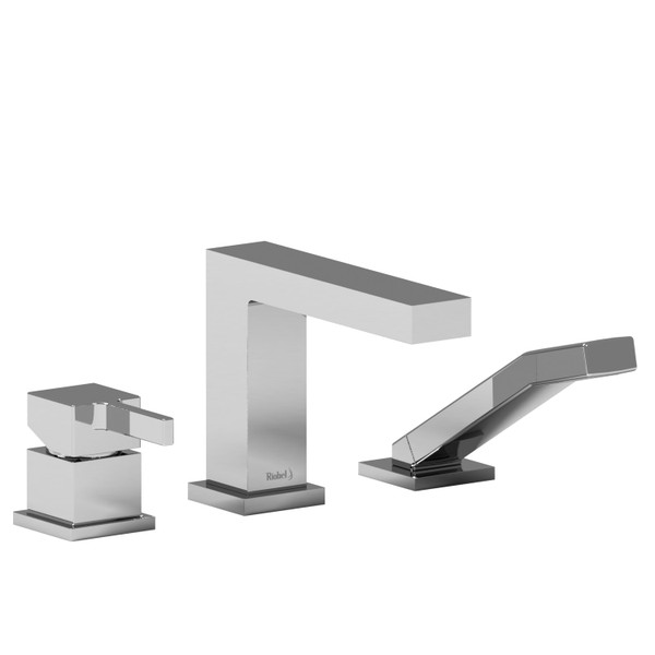 DISCONTINUED 3-piece deck-mount tub filler With Handshower - Chrome | Model Number: MZ10C