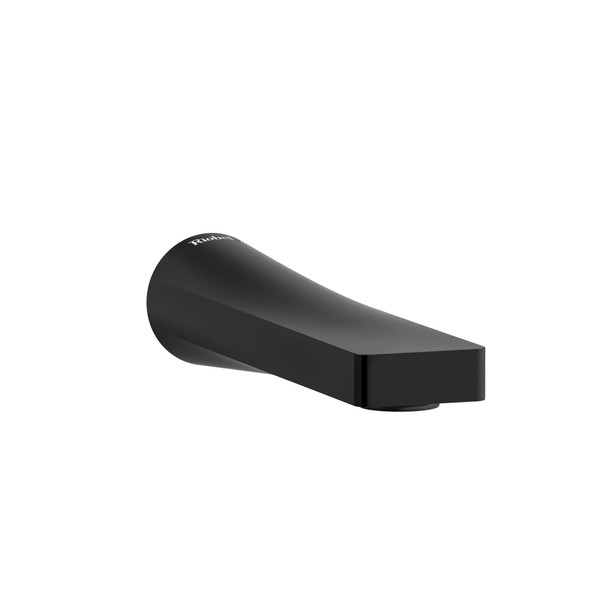 Ode Wall-Mount Tub Spout - Black | Model Number: OD80BK - Product Knockout