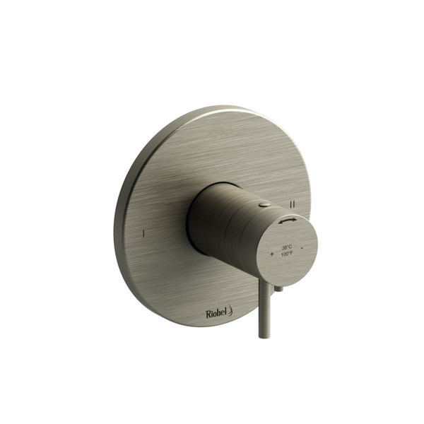 Extension de valve complète coaxiale en PEX type T/P (thermostatique/pression équilibrée) non partagée à 2 voies Pallace - Nickel brossé  | Numéro de modèle: PATM44BN-EX - Produit épuisé