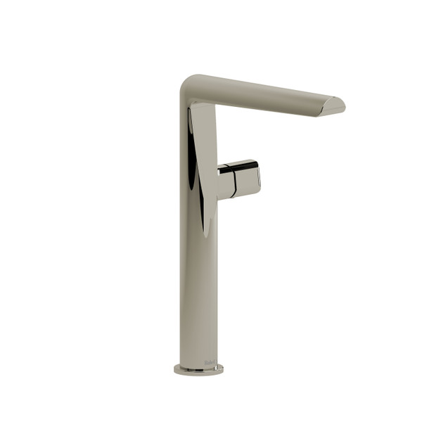 DISCONTINUÉ Robinet de lavabo long à poignée simple Parabola™ - Nickel poli  | Numéro de modèle: PBL01PN-05