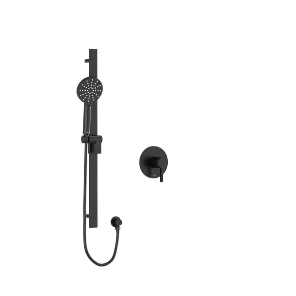 Type P (Pressure Balance) Shower - Black | Model Number: PXTM54BK