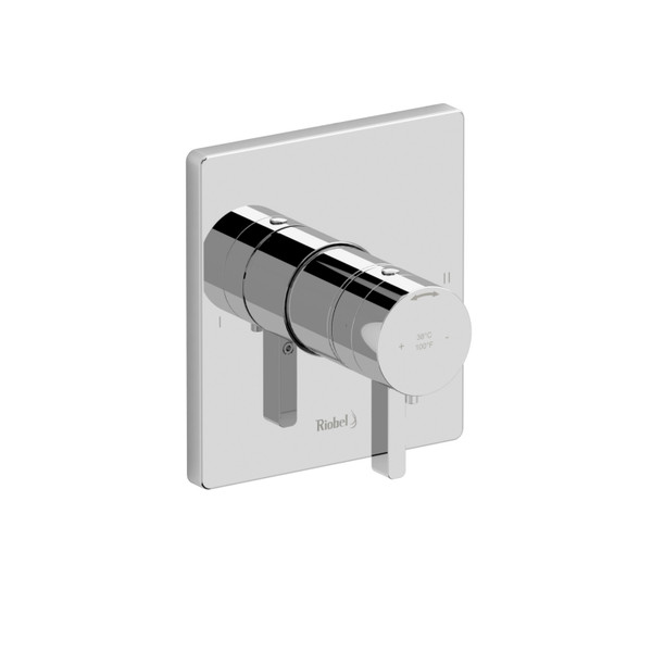 Valve complète coaxiale en PEX type T/P (thermostatique/pression équilibrée) à 2 voies non partagées Paradox - Chrome  | Numéro de modèle: PXTQ44C-SPEX - Produit épuisé