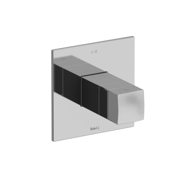 DISCONTINUÉ valve complète coaxiale en pex (thermostatique/pression équilibrée) à 2 voies type T/P - Chrome | Numéro de modèle: RF23C