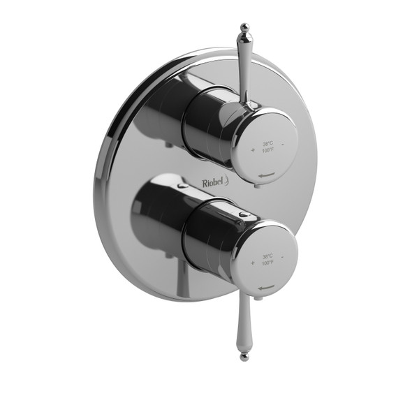 DISCONTINUED Romance™ 3/4" Therm & Pressure Balance Multi-Function System - Chrome | Model Number: RO83C