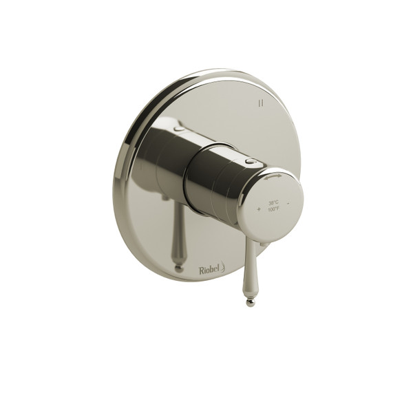 DISCONTINUED 3-way no share Type T/P (thermostatic/pressure balance) coaxial complete valve - Polished Nickel | Model Number: RT47PN