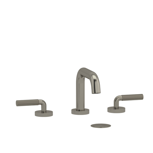 DISCONTINUÉ Robinet de lavabo rétractable en plusieurs parties avec bec en U Riu™ - Nickel brossé | Numéro de modèle: RUSQ08LKNBN-05