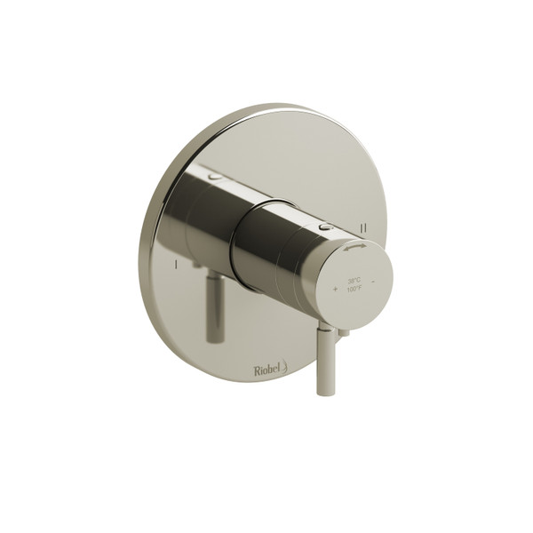 Extension de valve complète coaxiale en PEX type T/P (thermostatique/pression équilibrée) non partagée à 2 voies Riu - Nickel poli   | Numéro de modèle: RUTM44PN-EX - Produit épuisé