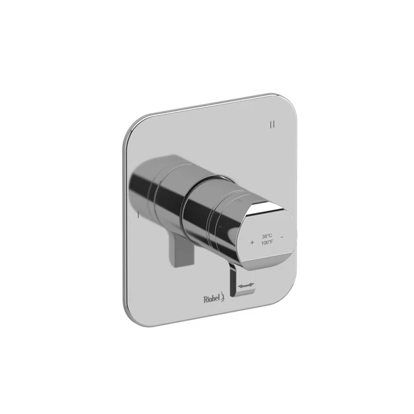 3-way Type T/P (thermostatic/pressure balance) coaxial complete valve - Chrome | Model Number: SA45C