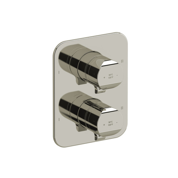 DISCONTINUED-Salomé 3/4 Inch Thermostatic and Pressure Balance Trim With Up To 6 Functions - Polished Nickel | Model Number: SA88PN - Product Knockout