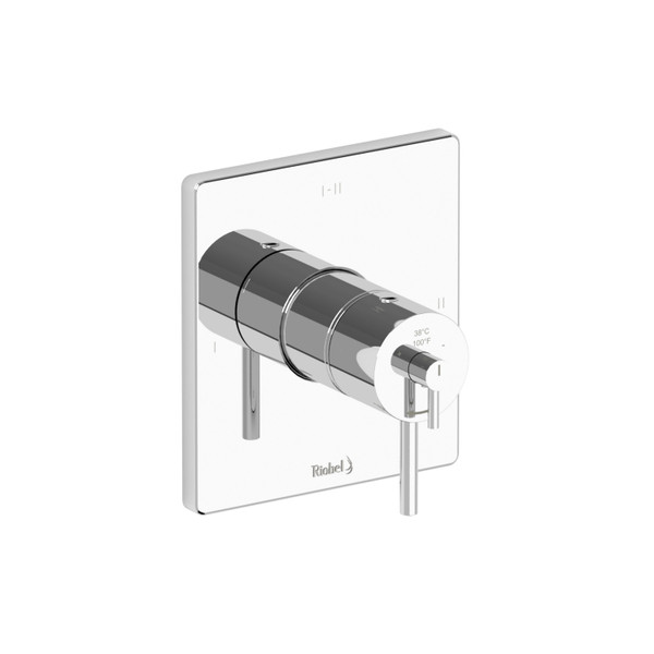 DISCONTINUED-CS 1/2 Inch Thermostatic and Pressure Balance Trim With 3 Functions - Chrome | Model Number: TCSTQ23C - Product Knockout