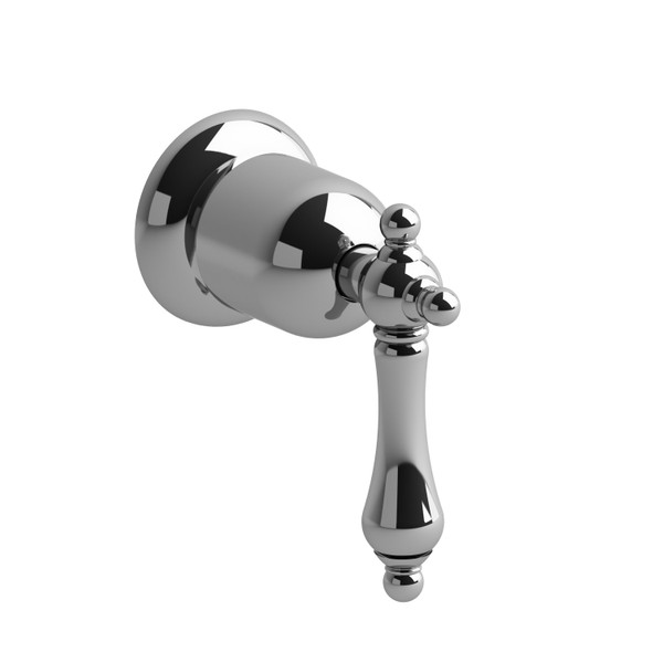 DISCONTINUED-Retro 1/2 Inch Volume Control Trim - Chrome with Lever Handles | Model Number: TRT20LC - Product Knockout