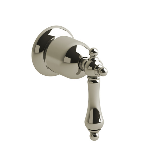 DISCONTINUED-Retro 1/2 Inch Volume Control Trim - Polished Nickel with Lever Handles | Model Number: TRT20LPN - Product Knockout