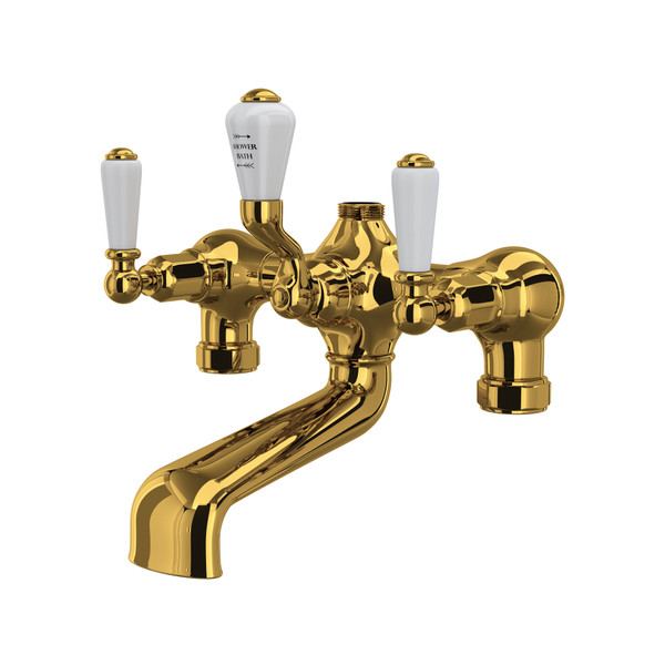 Edwardian™ Exposed Tub/Shower Mixer Valve - Unlacquered Brass | Model Number: U.3530L-ULB