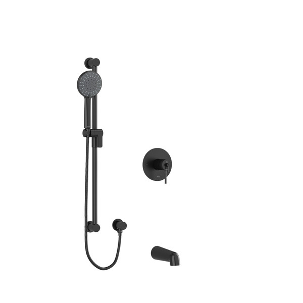 Shower Kit 1244 Trim - Black | Model Number: TKIT1244GSBK