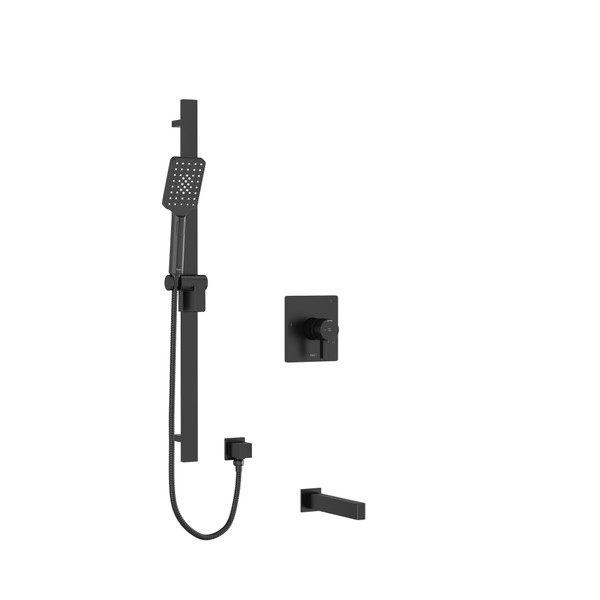Shower Kit 1244 Trim - Black | Model Number: TKIT1244PXTQBK