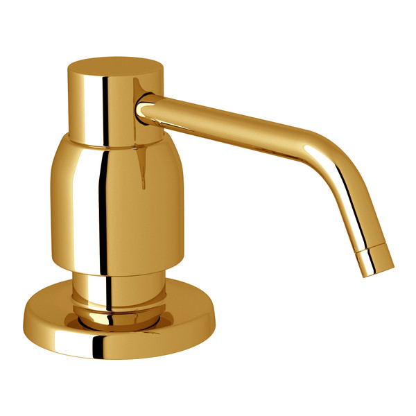 Holborn Deck Mount Soap Dispenser - Unlacquered Brass | Model Number: U.6495ULB - Product Knockout
