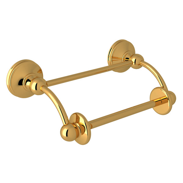 Georgian Era Wall Mount Swing Arm Toilet Paper Holder - Unlacquered Brass | Model Number: U.6648ULB - Product Knockout