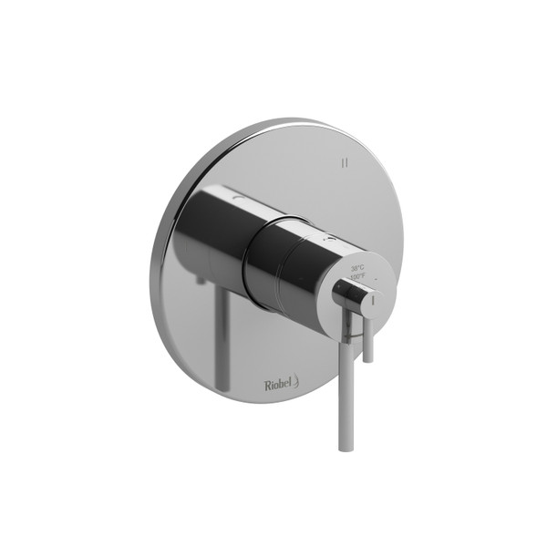 DISCONTINUÉ -Extension de valve complète coaxiale en PEX (thermostatique/pression équilibrée) à 3 voies type T/P VS - Chrome | Numéro de modèle: VSTM45C-EX - Produit épuisé