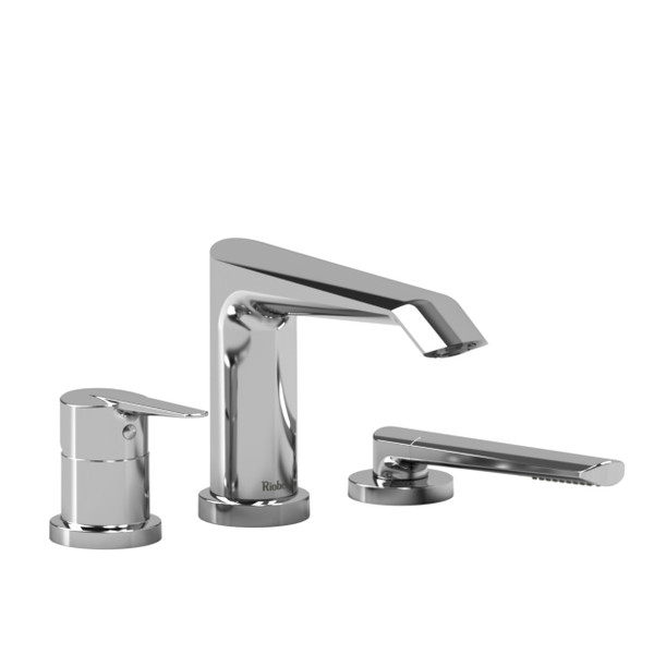 Venty 3-Piece Deck-Mount Tub Filler With Hand Shower - Chrome | Model Number: VY10C - Product Knockout