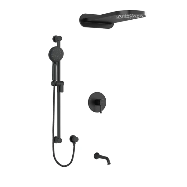 Shower Kit 2745 - Black | Model Number: KIT2745EDTMBK