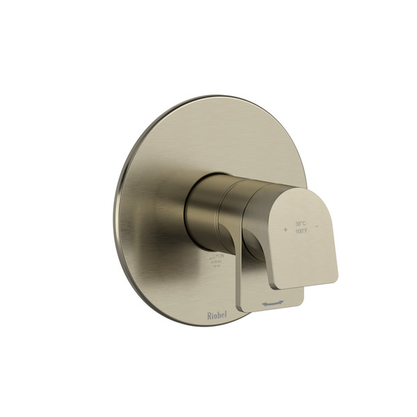 DISCONTINUED Ode 2-Way No Share Type T/P (Thermostatic/Pressure Balance) Coaxial Complete Valve With PEX Connection - Brushed Nickel | Model Number: OD44BN-SPEX