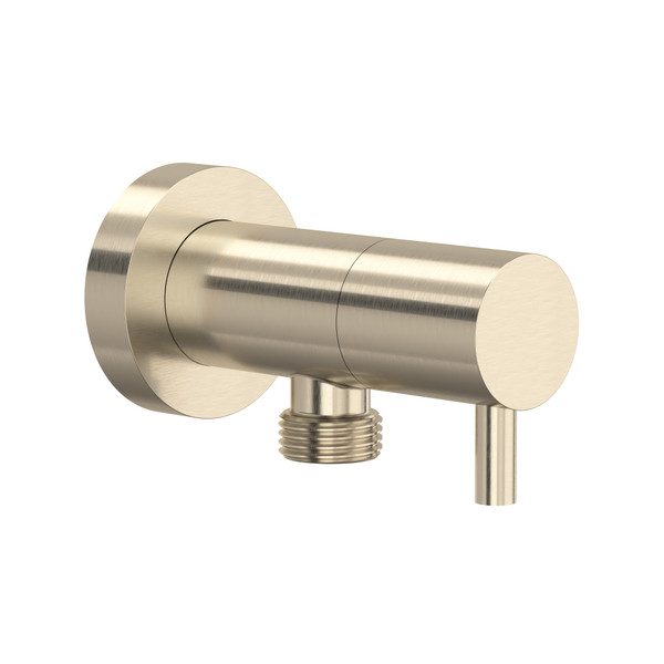 Handshower Outlet With Integrated Volume Control - Satin Nickel | Model Number: 0327WOSTN