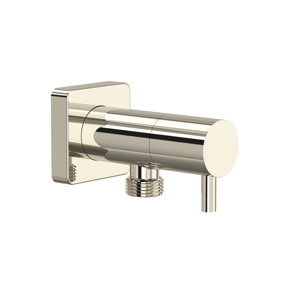 Handshower Outlet With Integrated Volume Control - Polished Nickel | Model Number: 0427WOPN