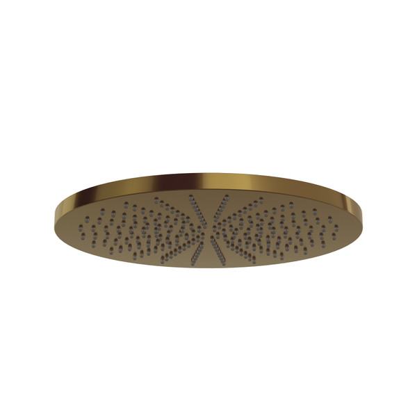 12 Inch Rodello Circular Rain Showerhead - French Brass | Model Number: 1079/8FB - Product Knockout