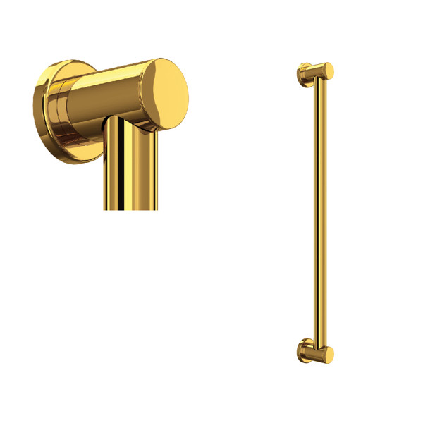 24 Inch Decorative Grab Bar - Unlacquered Brass | Model Number: 1266ULB - Product Knockout