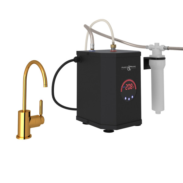 Lux™ Hot Water Dispenser, Tank And Filter Kit - Italian Brass | Model Number: GKIT7545LMIB-2