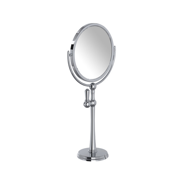 Miroir de maquillage autoportant - Chrome poli  | Numéro de modèle: U.6931APC - Produit épuisé