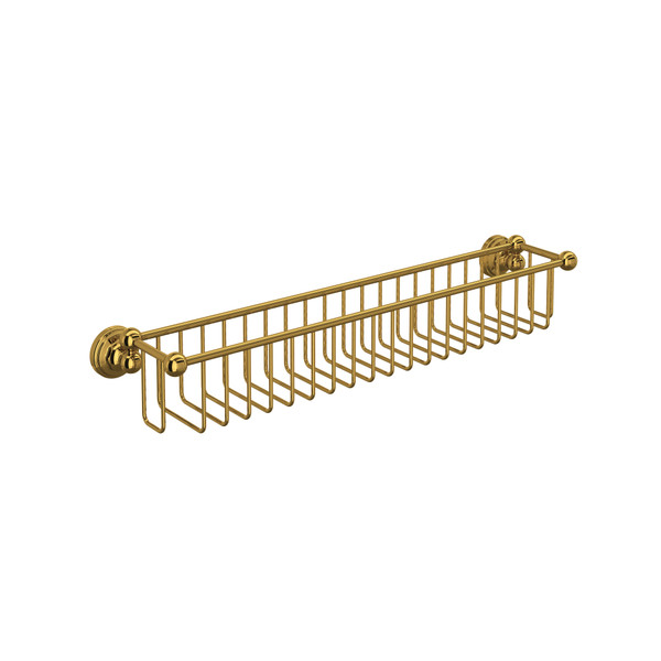 20" Bottle Basket - Unlacquered Brass | Model Number: U.6951ULB