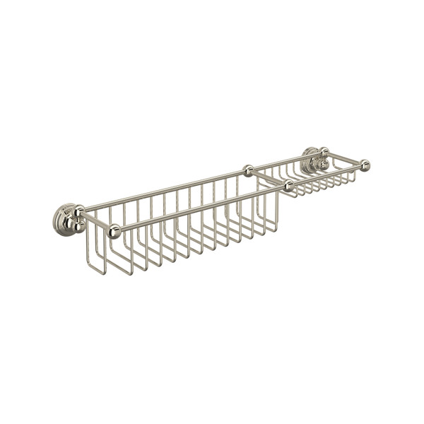 Panier à bouteille de 20&nbsp;po avec porte-savon - Nickel poli  | Numéro de modèle: U.6962PN