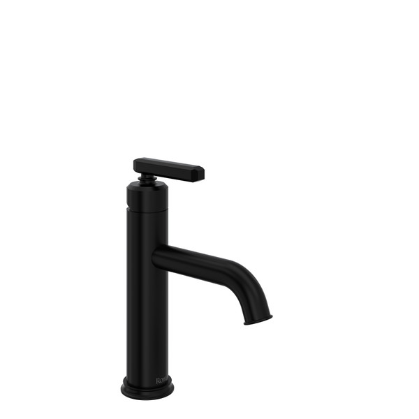 Apothecary Single Handle Bathroom Faucet with Lever Handle - Matte Black | Model Number: AP01D1LMMB - Product Knockout