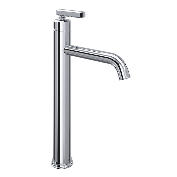 Apothecary Single Handle Tall Bathroom Faucet with Lever Handle - Polished Chrome | Model Number: AP02D1LMAPC - Product Knockout