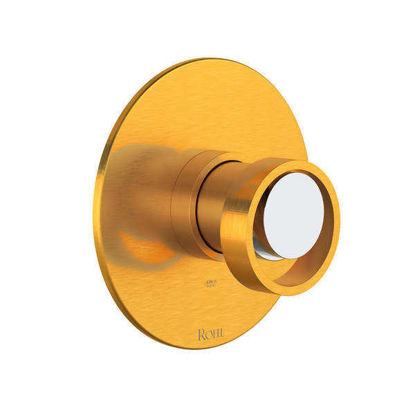 DISCONTINUED Eclissi™ 1/2" Pressure Balance Trim - Satin Gold/Polished Chrome | Model Number: TEC51W1IWSGC