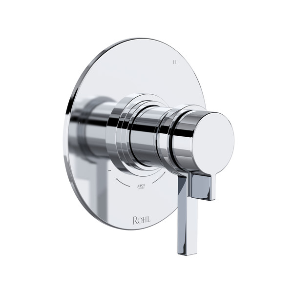 Lombardia 1/2 Inch Thermostatic & Pressure Balance Trim with 3 Functions (No Share) with Lever Handle - Polished Chrome | Model Number: TLB47W1LMAPC - Product Knockout