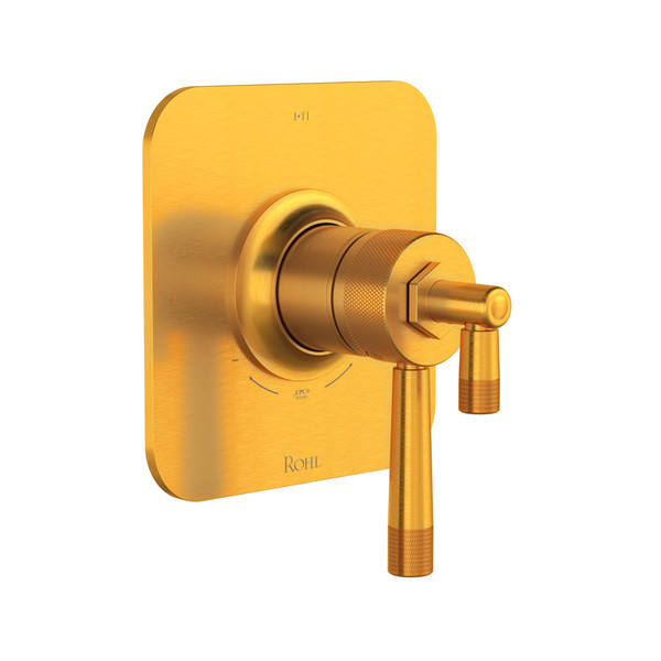 DISCONTINUED Graceline® 1/2" Therm & Pressure Balance Trim With 3 Functions - Satin Gold | Model Number: TMB23W1LMSG