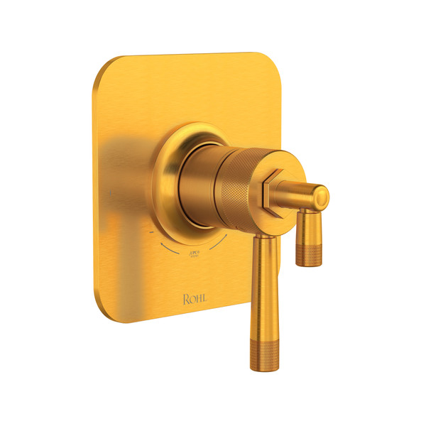 Garniture pour valve à pression équilibrée et thermostatique de 1/2 po à 2 fonctions (non partagées) avec poignée à levier Graceline - Or satiné  | Numéro de modèle: TMB44W1LMSG - Produit épuisé