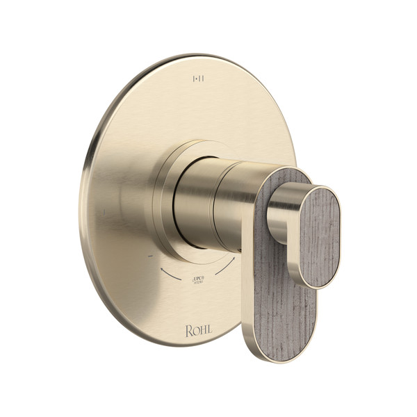 Miscelo 1/2 Inch Thermostatic & Pressure Balance Trim with 3 Functions (Shared) with Lever Handle - Satin Nickel | Model Number: TMI23W1WBSTN - Product Knockout